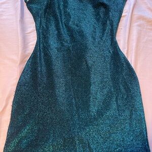 Elegant Teal Dress